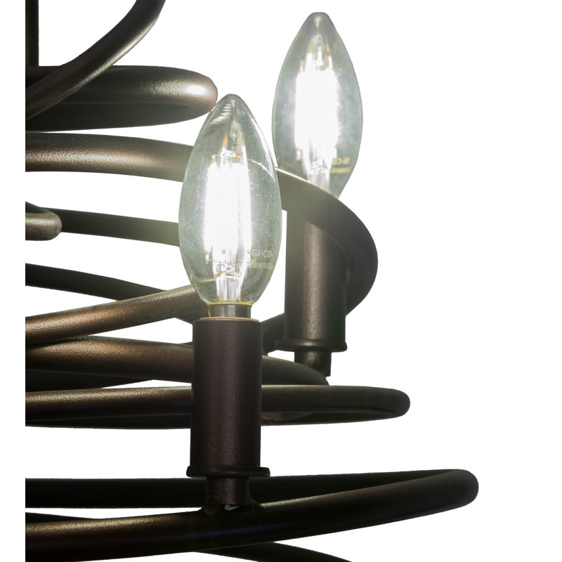 Caylen 13 - Light Dimmable Geometric Chandelier