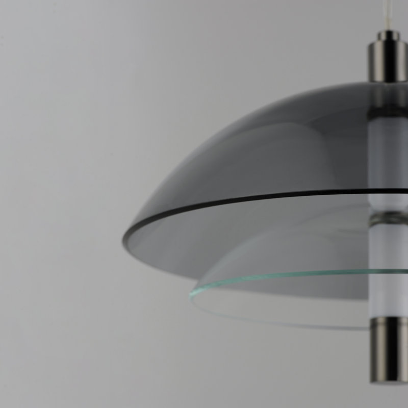 Arya 2 - Light LED Pendant, Black Chrome, Emerald Green/Clear
