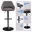 Bigvai Adjustable Height Bar Stool-1786615367
