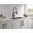 Pivotal Single Handle Exposed Hose Kitchen Faucet-84420490