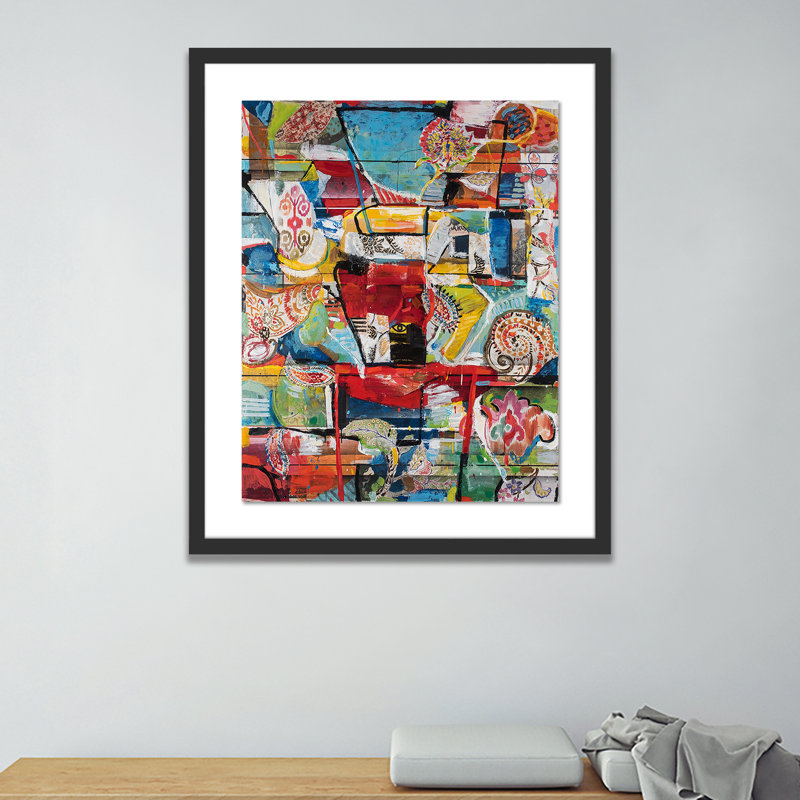 Who Dat Print by Brad Ellis, Black, 40" H x 34" W x 2.5" D