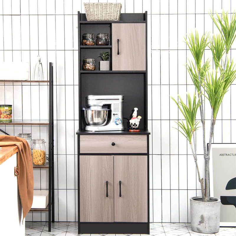 Reimers Kitchen Pantry, Black