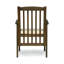 Chaise de patio en acacia avec coussin-1686908380