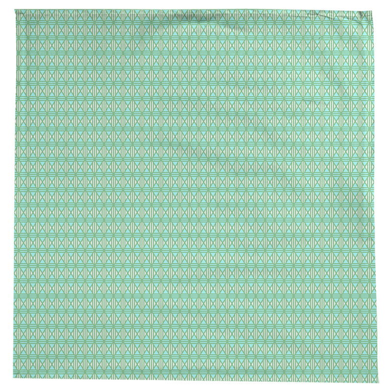 Nappe losanges doublés Leffel, Vert / Sarcelle