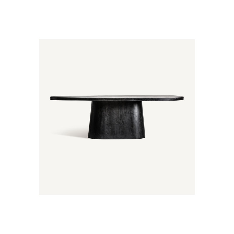 Oval Solid Wood Dining Table