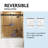 56" - 60" W X 66" H Frameless Soft Closing Double Sliding Low Iron Glass Tub Shower Doors | 3/8" (10mm) Thickness Clear Tempered Glass | Easy Clean Coating | Durable Stainless-Steel Hardware | Leak-Proof Precision-111974066-132127825