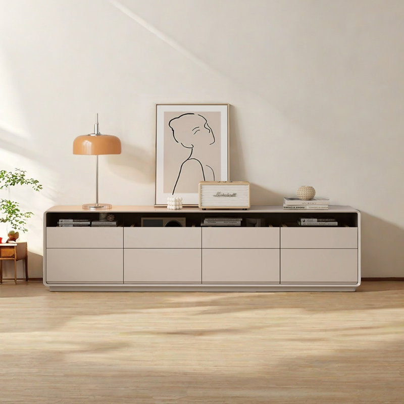 Meuble télé Modern, 94.48", Gris