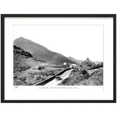 Llanberis, Top Of Llanberis Pass C1935 - Single Picture Frame Print