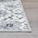 Floral Machine Washable Rug with Rubber Backing for Living Room Vintage Non-Slip Dining Room Rug Easy-Cleaning Floor Carpet for Bedroom