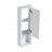 12" Bathroom Wall Cabinet, Soft Close Doors, Float Mounting Design
