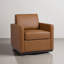 Upholstered Swivel Armchair-1711630851