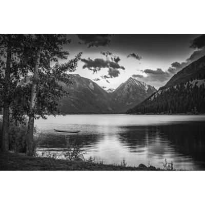 «Weisberg Sunset On The Lake» par - reproduction d'art sur toile tendue