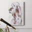 Sitting Dog III - Wrapped Canvas Painting-1030090750