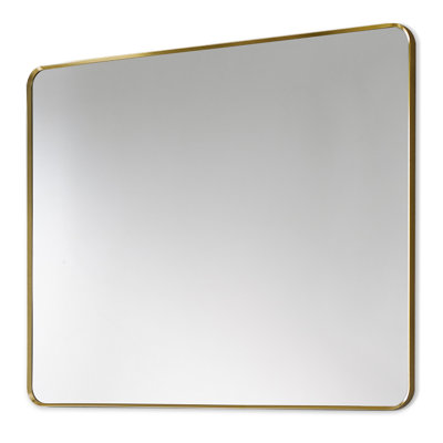 Metal Flat Wall Mirror
