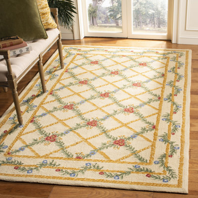 Kinchen Hand Hooked Wool Pile Southwestern Rug