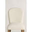 Chaise rembourrée Arch - Caramel et sable blanc (ensemble de 2)-1510200545