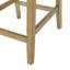 Ensemble de 2 tabourets de comptoir capitonnés contemporains en tissu, 26 po-1430993405-1430993347