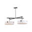 Plafonnier semi-encastré 2 lumières L 72,5 po Solaris