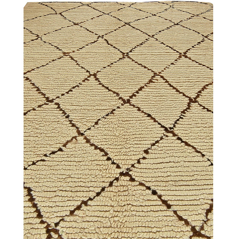 Vintage One-of-a-Kind Rectangle 6' X 10'6" Hand Knotted Area Rug