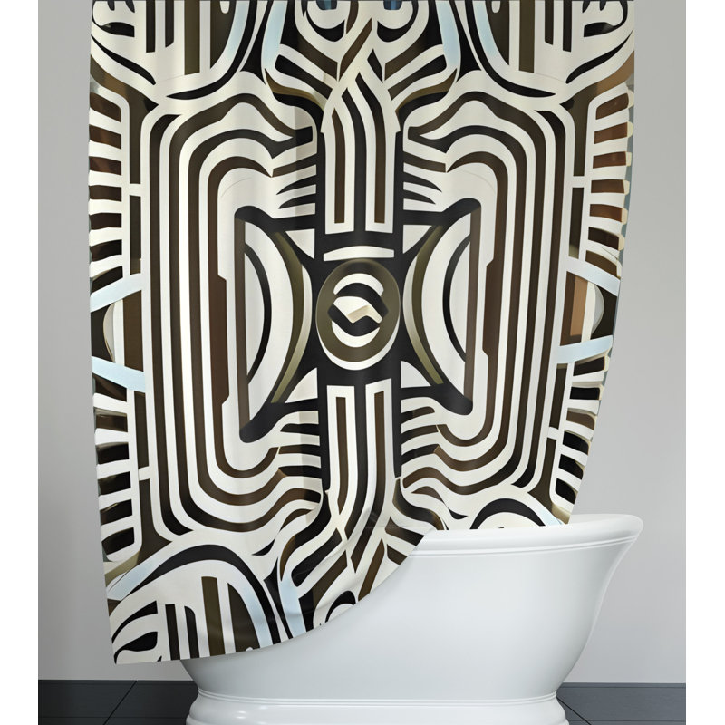 Rideau de douche Conal, H 72 po x l 70 po