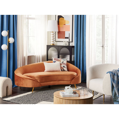 Koltunski 2 Seater Velvet Sofa