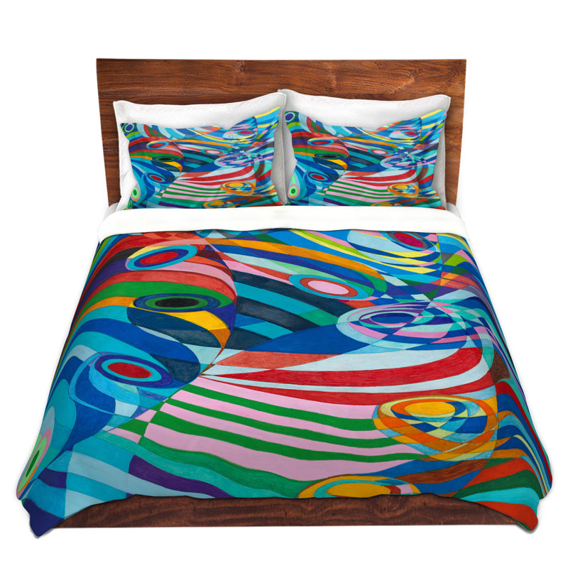 Ensembles de housse de couette DiaNoche en microfibre par Lorien Suarez - Geo Botanicals 47