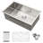 33X19x10"Undermount Single Bowl Stainless Steel Kitchen Sink-116492933