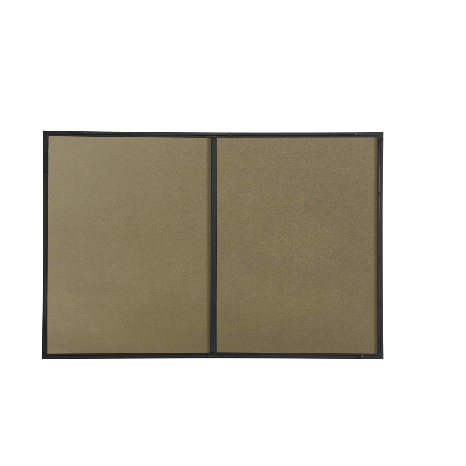 Sabine Metal Rectangle Wall Mirror, 42" x 28", Black
