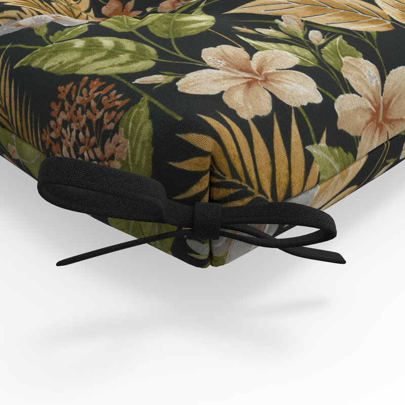 Coussin de balançoire avec attaches Bayou Breeze Tropic Botanical, L 60 po x P 18 po