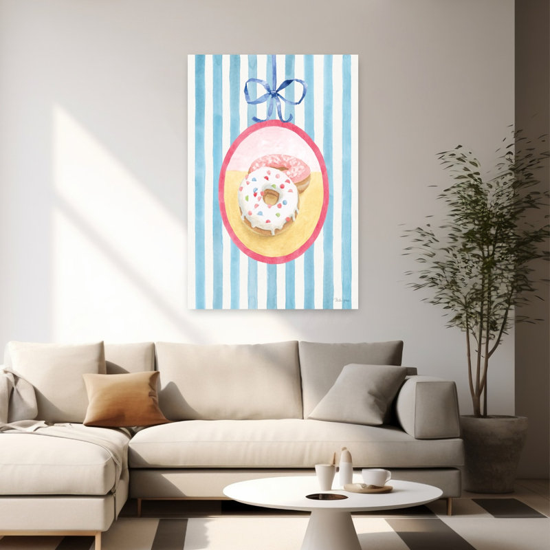 Sweet Desserts IV, art contemporain, H 60 po x l 40 po