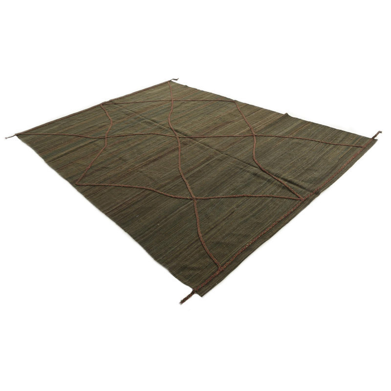 Tapis olive Kalmanovitz