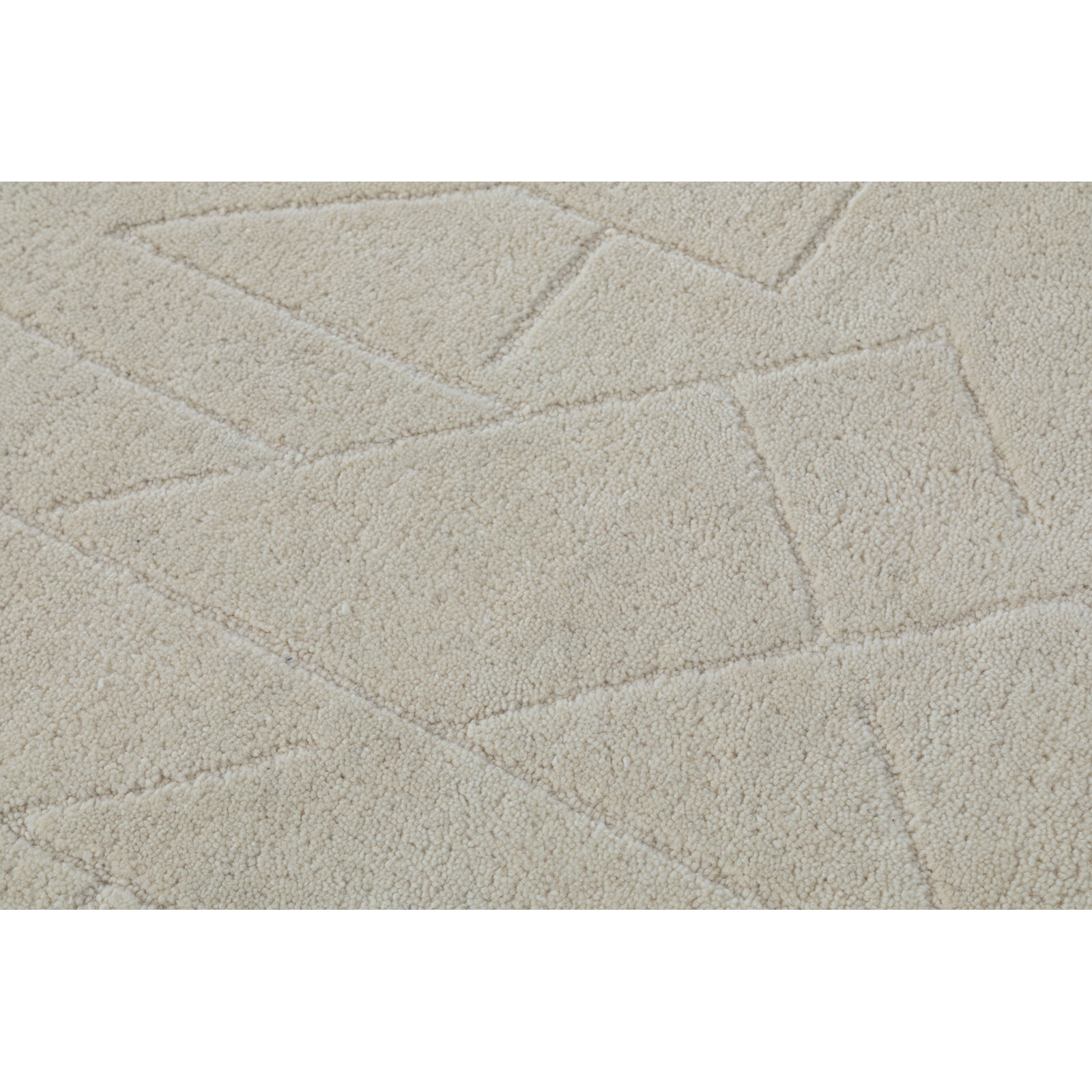Orenthal Hand-Tufted Geometric Wool Rug, Rectangle 5' x 8'