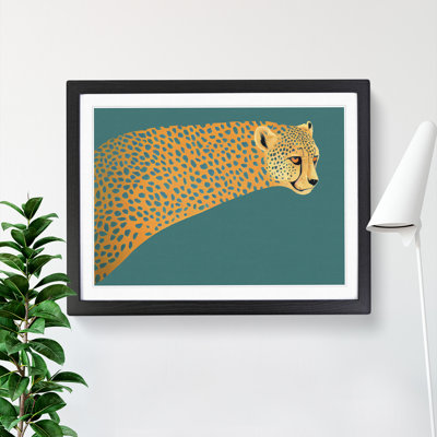 Cheetah Abstract - Single Picture Frame Painting
