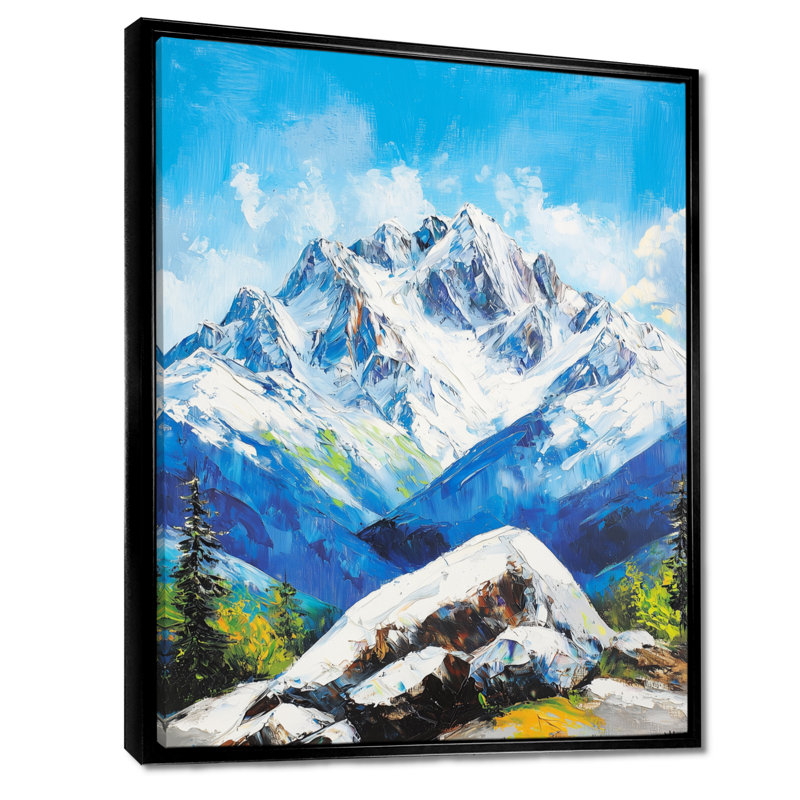 Impression murale Rocky Mountain Majesty II - Colorado, H 32 po x l 24 po, Reproduction avec cadre flottant, Noir
