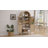 71 Inch Tall Arched Cabinet, Kitchen Pantry Cabinet With Doors & Shelves-2066630324
