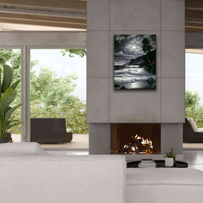 «Late Night vagues» par Anthony Casay, art mural sur toile
