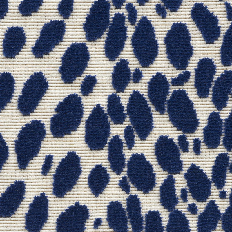 Cheetah Velvet Fabric, Ink