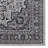 Emanuel Traditional Machine Woven Flatweave Grey and Charcoal Area Rug with Non Skid Backing -31943123