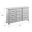 Commode 10 tiroirs grise