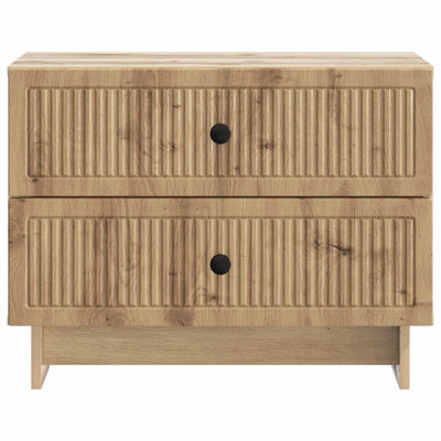 62cm W Manufactured Wood Bedside Table
