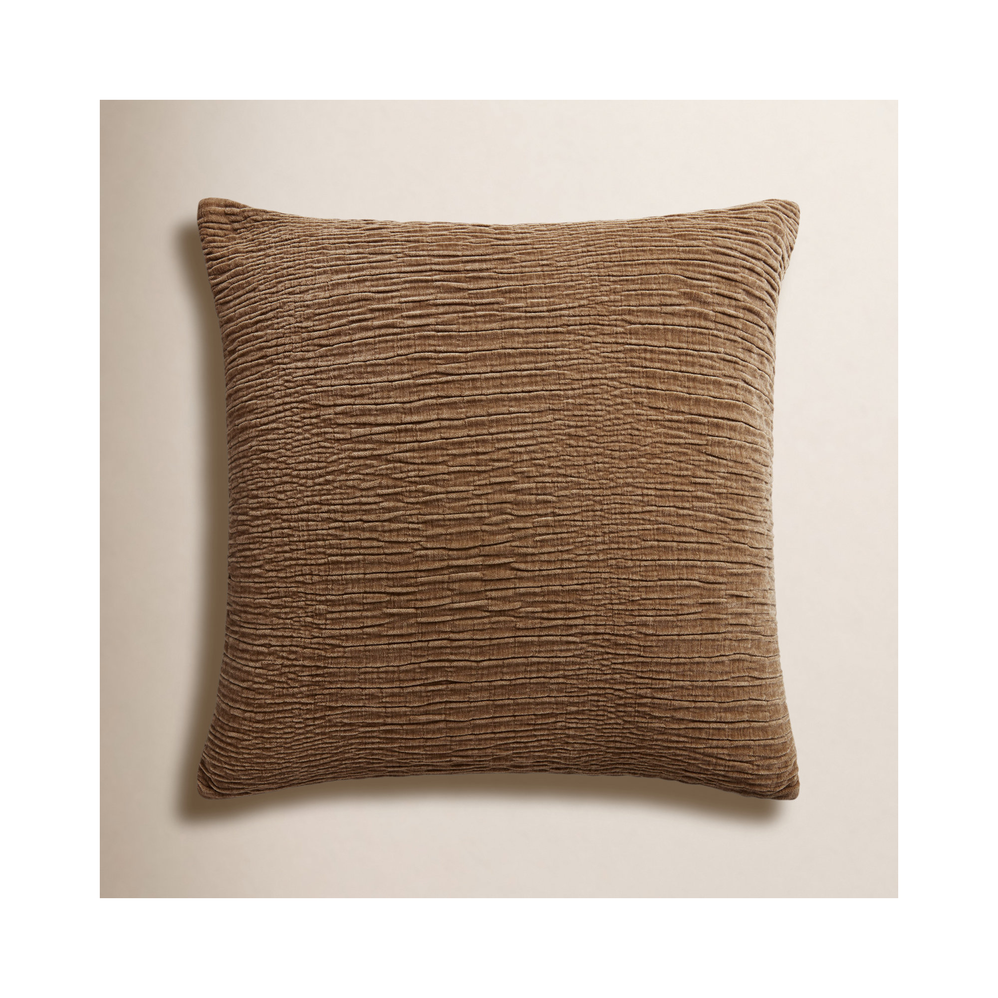 Edan Throw Pillow, Brown, 22"H x 22"W, Pillow Cover Only - No Insert