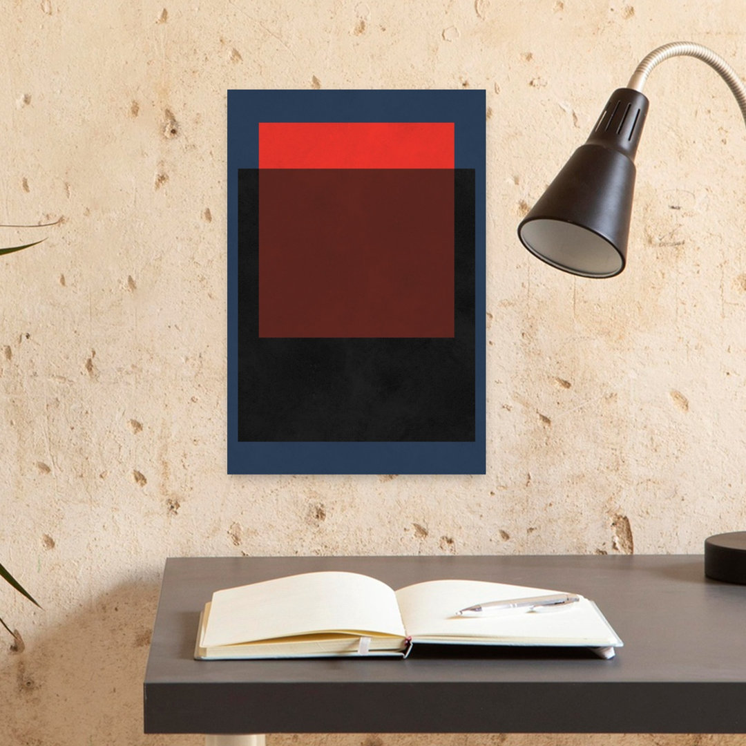 Geometric Shapes Abstract Contemporary Geometric Wall Art Print