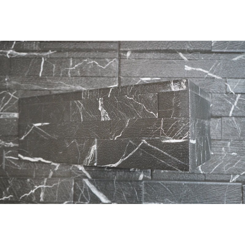 6" x 24" Flat Porcelain Stacked Stone Tile