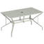 Rectangle Metal Outdoor Dining Table - 150 cm W 90 cm D