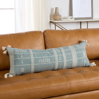 Puebla Geometric Cotton Throw Pillow
