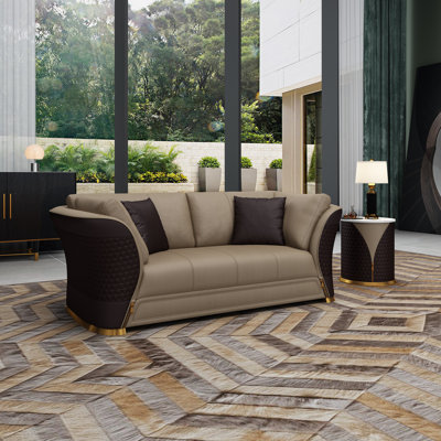 Leather Loveseat