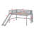 Low Loft Bed With Ladder And Slide-1026571714