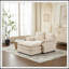 Modern Upholstered Armchair with Ottoman-131260937
