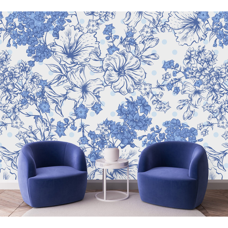 Peel & Stick Wall Mural, 10.42' W x 10.42' L