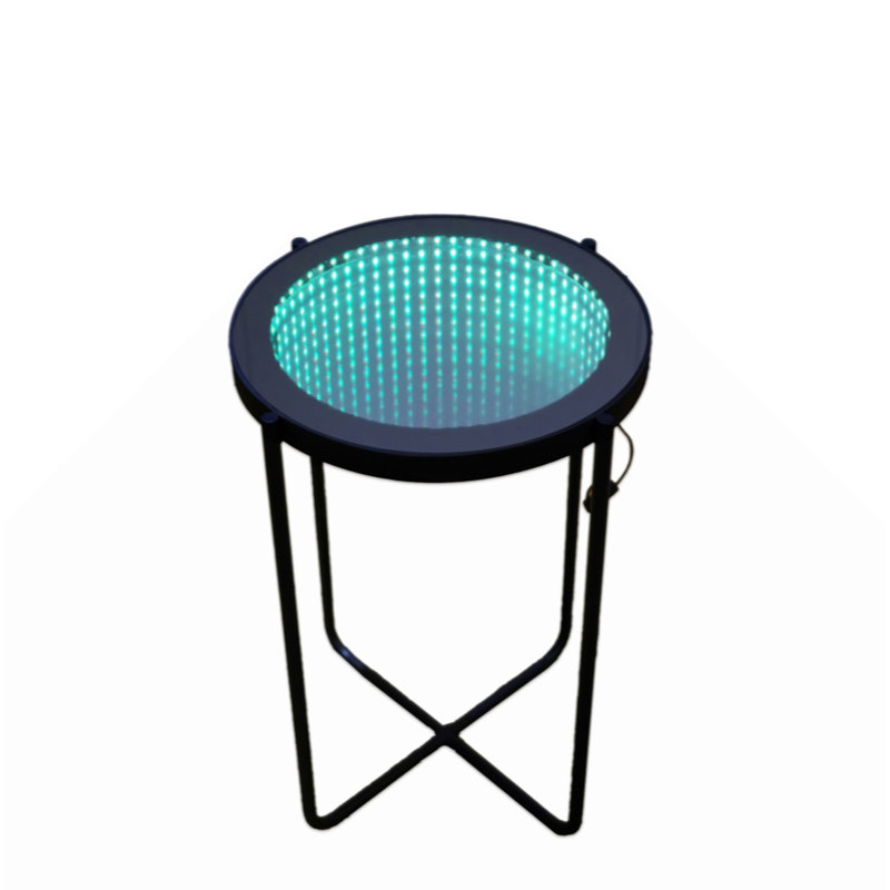 Table de bout ronde à DEL